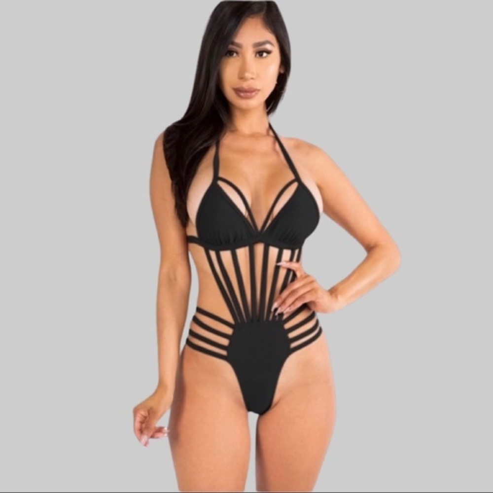 NWT Black One Piece Swimsuit